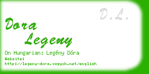 dora legeny business card